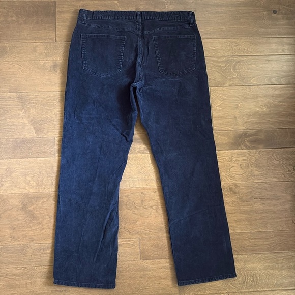 Banana Republic 36x30 Slim Fit Corduroys Navy Blue Mens - Picture 2 of 10